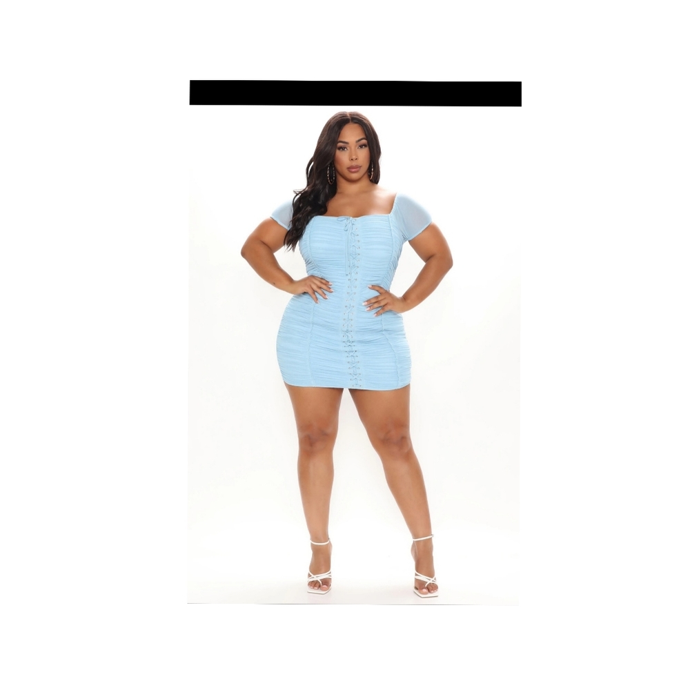 Light blue dress